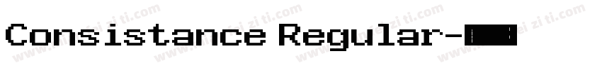 Consistance Regular字体转换